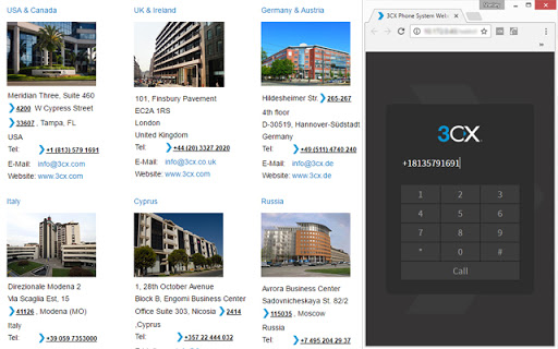 Extensión Click to Call 3CX para firefox