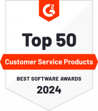 3CX galardonado con el distintivo Top 50 Customer Products en los premios G2 Best Software Awards 2024 3CX galardonado con el distintivo Top 50 Customer Products en los premios G2 Best Software Awards 2024