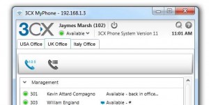 Beneficios de ver una PBX remota conectada a través de un puente desde 3CX MyPhone