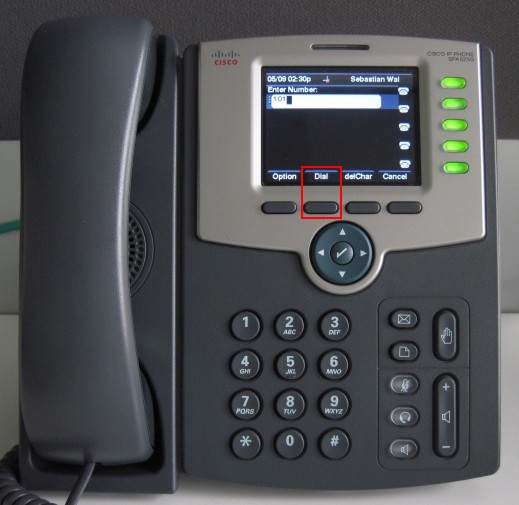 make calls cisco spa