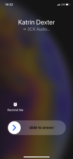 Llamadas en iOS Beta