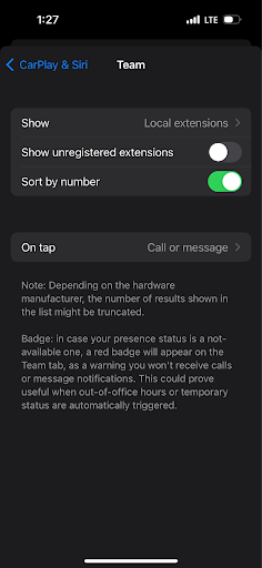 Personalización de la Lista de Paneles de CarPlay