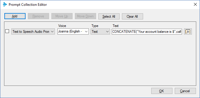 El Call Flow Designer 3CX incluye Text to Speech