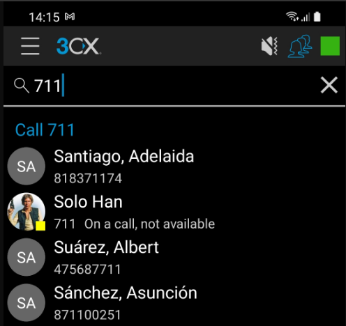 Actualización de estado Android beta