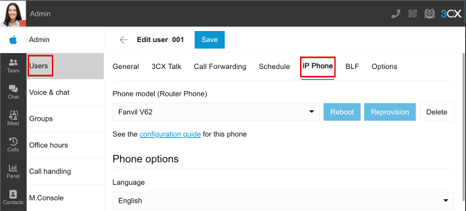 Administración de teléfonos IP El nuevo U6 alpha y gestión de teléfonos IP renovada