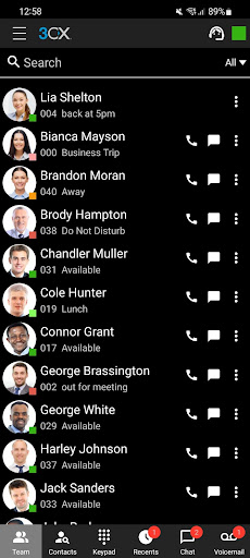 La App Android beta con nuevos indicadores de avatar