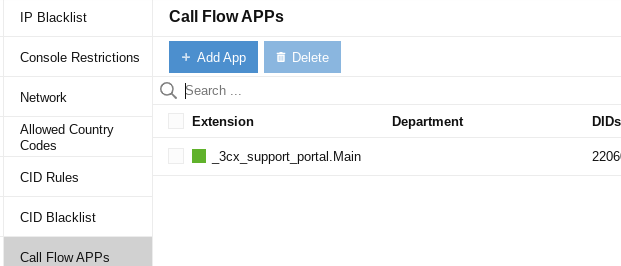 Aplicaciones Call Flow en 3CX V20