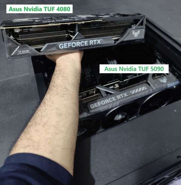 Asus Nvidia TUF 4080 vs. Asus Nvidia TUF 5090 Asus Nvidia TUF 4080 vs. Asus Nvidia TUF 5090