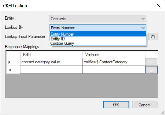 Búsqueda en CRM en el CFD Update 3