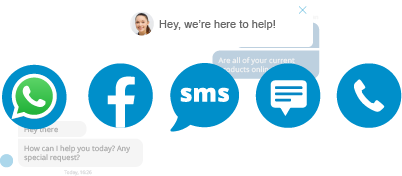 Todos sus canales en uno -WhatsApp, Chat en vivo, FB