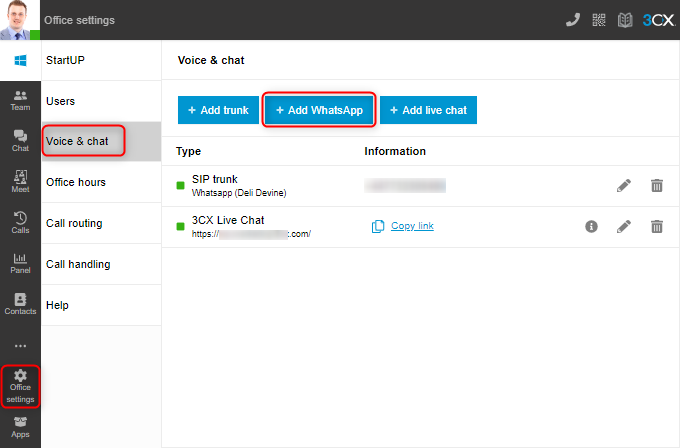 StartUP integra WhatsApp Integración de WhatsApp con StartUP