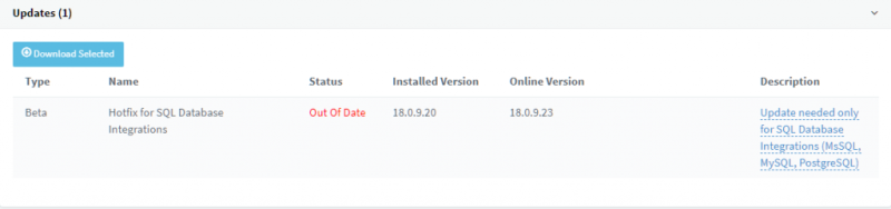 Corrección de Seguridad – Integraciones de Bases de Datos SQL Corrección de Seguridad - Integraciones de Bases de Datos SQL
