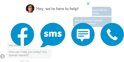 Solución de call center con chat en vivo y mensajería integrados Mucho más que llamadas con la solución de call center 3CX