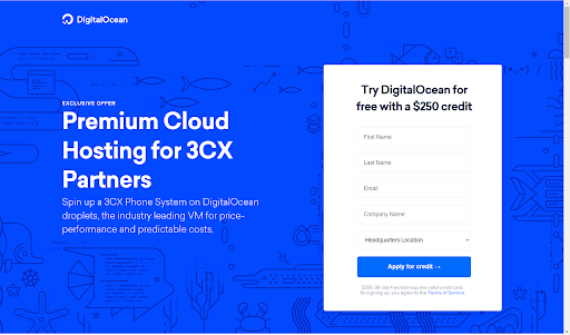 Crédito de 250$ con DigitalOcean Con DigitalOcean y 250$ de crédito