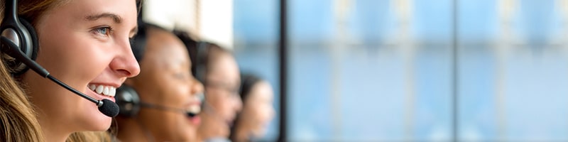 Empleados utilizando ivr