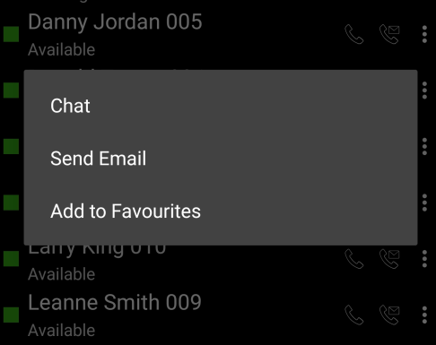 Cree una lista de Favoritos en la nueva App 3CX para Android (BETA)
