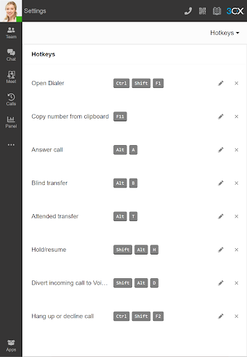 Administración de llamadas simplificadas Hotkeys Hotkeys para administrar fácilmente