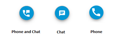 Minimice la ventana de chat de su sitio web y muestre a sus usuarios las diferentes opciones para contactarlo