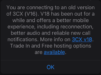Actualizar a V18 con el lanzamiento de la App iOS