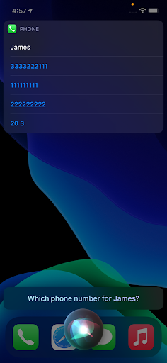 La integración de Siri en su dispositivo y la App 3CX