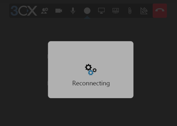 Reconección Automática a la Reunión en WebMeeting 3CX