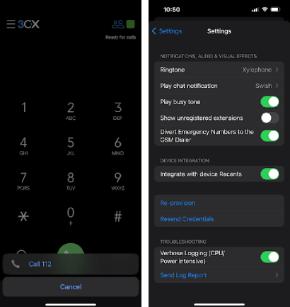 Número de emergencias en su dispositivo iOS Marcación GSM para números de emergencias