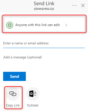 Guarde el respaldo de su PBX en Microsoft OneDrive