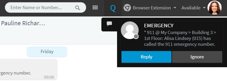 Nuevas opciones de número de emergencia en el Update 5 Alpha 2