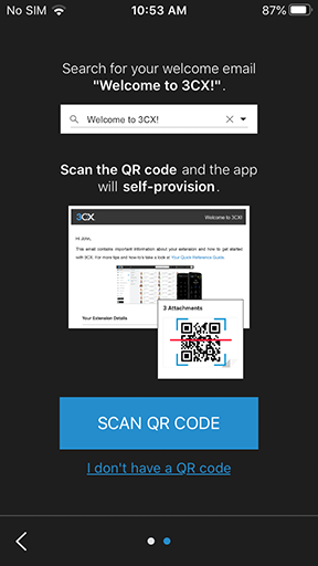 Escanear código QR - Asistente