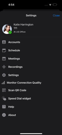 Supervisar la calidad de conexión en 3CX iOS Supervisar la calidad de conexión en 3CX iOS