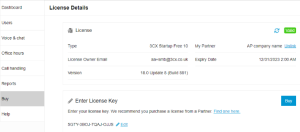 Detalles de Licencia Detalles de Licencia