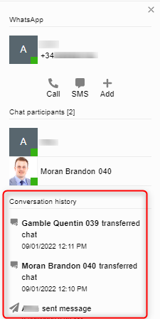 Historial de conversación de WhatsApp desde el cliente web Toda la información de sus conversaciones de WhatsApp Business